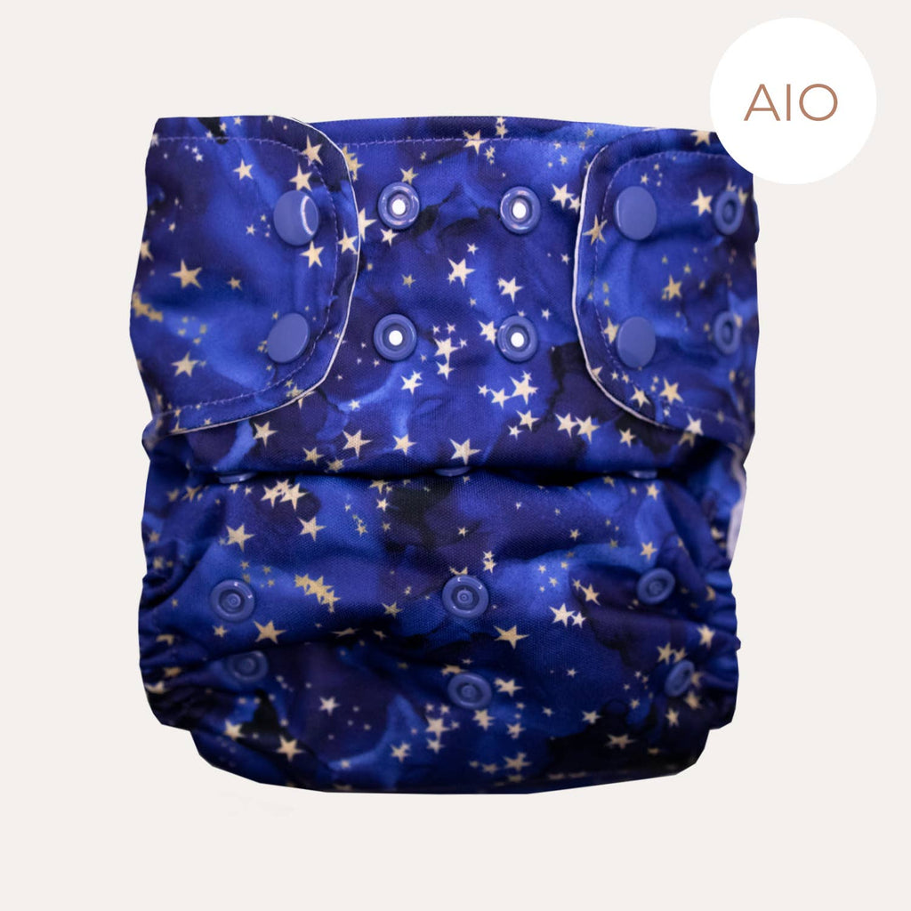 Lighthouse Kids Company | Cloth Diapers | Cloth Nappy - Cloth Diaper - Supreme All In One - Constellations