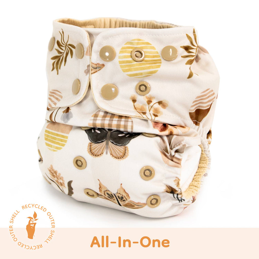 Lighthouse Kids Company | Cloth Diapers | Cloth Nappy - Cloth Diaper - Signature All In One - Moth