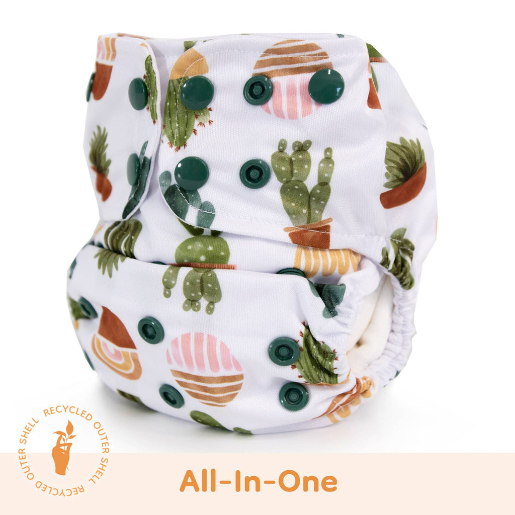 Lighthouse Kids Company | Cloth Diapers | Cloth Nappy - Signature - All In One - Cactus