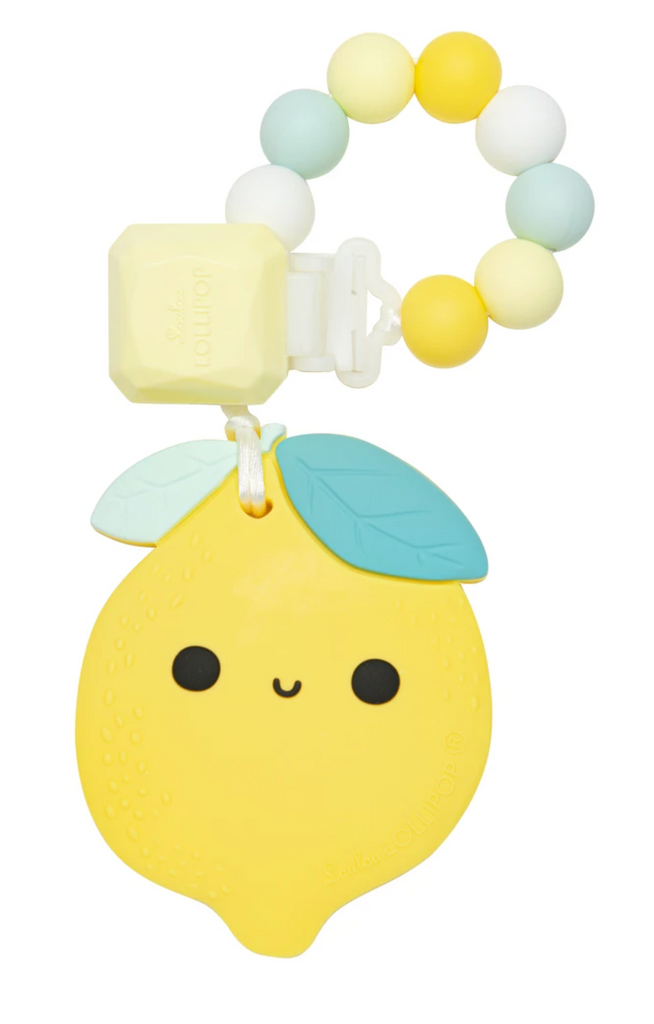 Loulou Lollipop - Lemon Silicone Teether Set