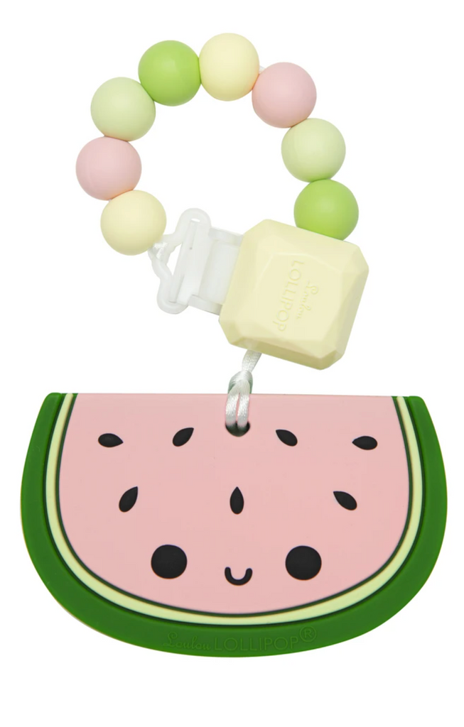 Loulou Lollipop - Watermelon Silicone Teether Set