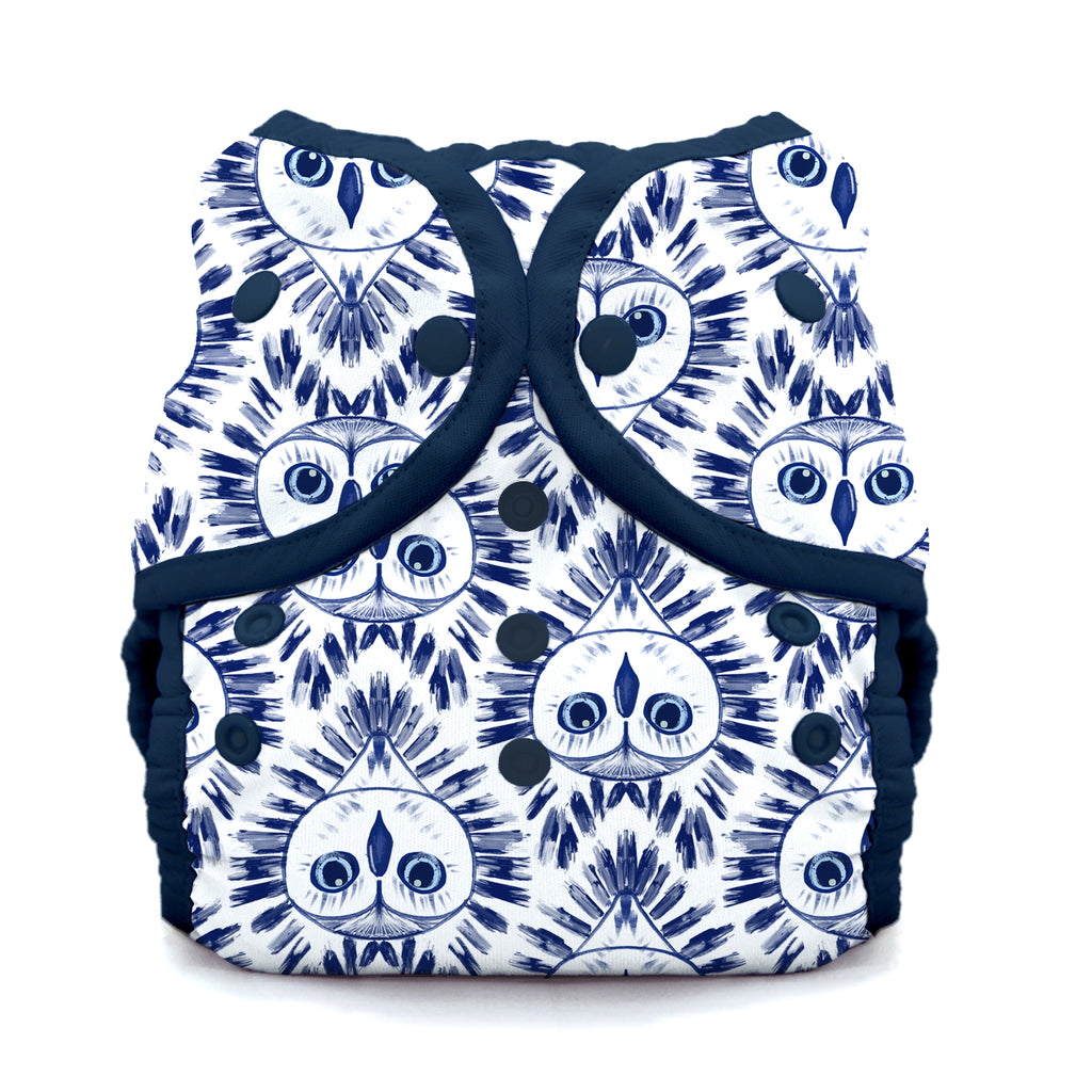 Thirsties - Duo Wrap (Cover) - All Sizes - Snap and Hook & Loop - Night Owl