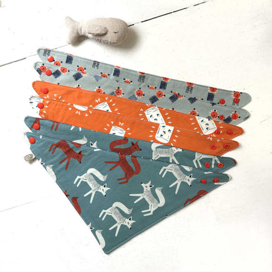 The Bird + Elephant - Woodland Camp Collection Bibs - ALL STYLES
