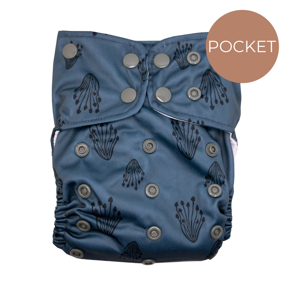 LKC POCKET CLOTH DIAPER SIGNATURE™  - Mushroom